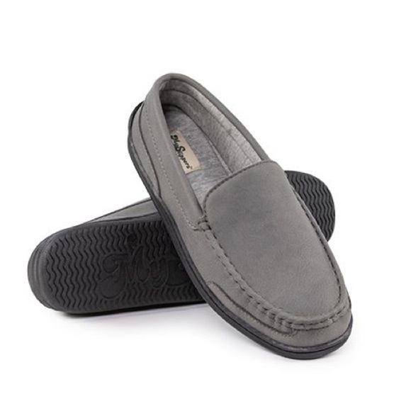 MySlippers MyPillows All Season Men's Moccasin Slippers in gray size 12 - Picture 1 of 13
